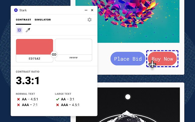 Screenshot of Stark for Chrome